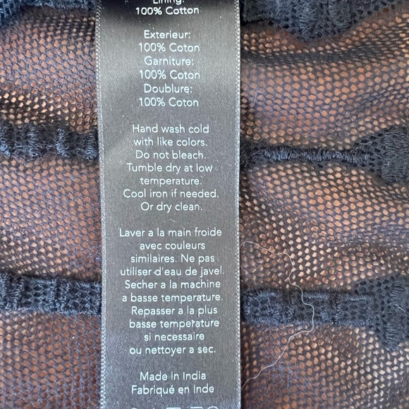 Like New Kobi Halperin Black Embroidered Tank Size S - Picture 4 of 6